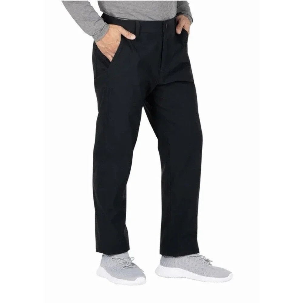 Gerry Men’s Fleece Lined Pants 36x34 Black  Water Resistant Stretch NWT